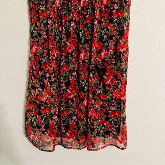 Chris McLaughlin Ruffle Pleated Floral Sleeveless Boho Dress 12 - Picture 5 of 12